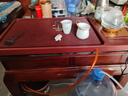 锦格 德国电木茶盘全自动一体套装电器烧水壶家用功夫茶具茶台茶托盘 德国紫檀料配电器版100*50*5cm 实拍图