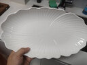 造器 鱼盘家用新款轻奢高级感网红酒店餐厅菜盘椭圆形深创意陶瓷盘子 14英寸花形鱼盘 实拍图