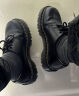 马丁（DR.MARTENS）1461 Bex春夏气质通勤光面皮黑色小厚底皮鞋男款单鞋 黑色 42 实拍图