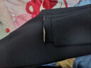 莫代尔鲨鱼皮打底裤女外穿秋冬季紧身高腰秋季瑜伽裤防掉档提臀塑形 初冬-【薄绒款】黑色 L 码（适合111-125斤） 实拍图