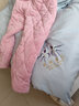 HELLOLUOBO冬季儿童睡衣加厚加绒男童女童珊瑚绒小孩保暖男孩宝宝家居服套装 粉色拉链款【三层夹棉加厚款】 150码（140-150cm） 实拍图