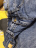 浪莎高腰牛仔裤女宽松女装春季阔腿显瘦遮肉萝卜哈伦老爹裤 实拍图