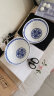 LICHEN 景德镇青花玲珑陶瓷碗牡丹花釉下彩中式瓷器米通餐具 微波炉适用 6英寸面碗 晒单实拍图