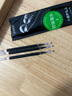 KACO  亚规KEFILL笔芯中性笔芯0.5mm按动签字笔替芯彩色黑色红色蓝色双珠笔头双倍书写笔芯 11cm黑色5支（子弹头） 实拍图