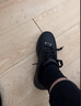 凡小如厚底板鞋男增高2026爆款黑鞋百搭休闲鞋透气学生鞋ins潮鞋工作鞋 黑色 40 实拍图