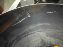 爵达章丘炒菜锅铁锅炒锅家用无涂层圆底燃气灶凹型凹面电磁炉专用铁锅 【圆底黑锅】34cm单锅【免开锅】 实拍图