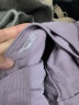 芬腾 保暖内衣套装女士修身圆领秋冬季长袖长裤打底 女款A-浅紫 XL 实拍图