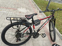 永久（FOREVER）山地车自行车成人男女青少年学生铝合金单车上班代步公路越野赛车 【钢架】顶配版-黑红辐条轮 27.5寸24速【推荐165-195cm】 实拍图