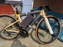 百琦R1公路车变速自行车弯把内置车灯一体式速显屏油压碟刹骑行自行车 晨曦米 XS码  适合身高：1.56-1.67M 实拍图