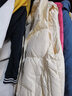 鸭鸭反季羽绒服马甲女款外穿新款短款鸭绒背心马夹外搭秋冬外套KLZ 奶白色 XL 实拍图