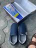 拾映正宗老北京布鞋男款高档休闲爸爸鞋中老年健步鞋防滑一脚蹬老人鞋 四季男款黑色 40 实拍图