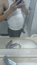 维尼玛希男士收腹背心强力塑身衣束身束腰塑型紧身美体内衣男塑形衣收腹带 白色收腹背心 M 【建议120-160斤】 实拍图