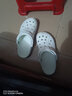 卡骆驰（crocs）洞洞鞋男鞋女鞋 25夏季新款贝雅拖鞋轻便透气情侣鞋沙滩鞋凉鞋 贝雅卡骆班-白色/热推款 39 -40 /M7W9/250mm 实拍图