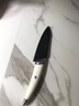 拓（TUOBITUO）海鸥弯刃水果刀德国钢小刀家用瓜果削皮刮皮刀宿舍多功能厨房刀具 时尚白色海鸥柄 实拍图