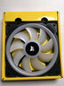美商海盗船 (USCORSAIR) LL120 RGB 三颗装 双灯环 炫彩灯光 12CM电脑风扇 带Lighting Node Pro 实拍图
