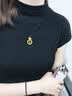 中国黄金（CHINA GOLD）黄金吊坠女足金紧箍咒平安扣吊坠铃铛挂坠首饰七夕生日礼物送女友 在逃公主项链-配黑绳  约1.5g*品牌礼盒 实拍图