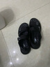 卡帝乐鳄鱼夏季凉鞋男2025新款外穿透气软底防滑沙滩鞋运动休闲潮流气垫凉鞋 黑色-款式1 42 实拍图