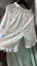 红豆居家（Hodohome）儿童睡衣女童夏季纯棉套头家居服女孩短袖短裤空调服套装326 150 晒单实拍图