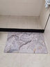 瑞丹浴室吸水地垫洗手间轻奢卫生间软垫子厕所门口速干脚垫门垫防滑垫 大理石烟灰-CLEAN 60cm*90cm 1件数 实拍图
