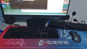 雷神k104机械键盘104键有线键盘电脑办公游戏 全键无冲幻彩混光 三件套K104青轴幻彩混光+MG7鼠标+H21耳机 实拍图