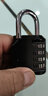 京本锌合金密码挂锁 金属户外门锁工具行李箱密码锁健身房学校学生柜 黑色锌合金4位密码挂锁 实拍图