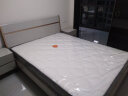 全友家居现代简约高脚板式床家用双人床轻奢风1.8X2米主卧室大床家具 古典白|1.5m床+床头柜*2+171床垫 实拍图
