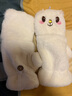 京堂京品 毛绒手套女冬季翻盖半指时尚写字开车棉女生保暖手套防寒毛线 实拍图