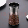 onlycook家用不锈钢现磨胡椒研磨器手动黑胡椒粒碾磨器花椒研磨瓶 高硼硅玻璃短款 实拍图