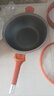 帝伯朗不粘锅炒锅微压炒菜锅多功能煎炒锅防干烧少油烟可拆通用灶32cm 夕雾紫+锅铲蒸屉3-5人 32cm 实拍图