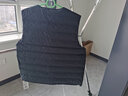 雅鹿羽绒马甲男秋冬爸爸V领内穿马夹坎肩男士中老年老人90鸭绒背心 0670雾蓝 4XL （推荐175-190斤） 实拍图