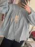 MUJI女式 抓绒 开衫 家居服 睡衣上衣单件外套 FD1IVC3A 深棕色 XL（165/92A） 实拍图