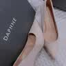 DAPHNE达芙妮高筒堆堆靴女秋冬新款长筒靴美拉德不过膝西部牛仔长靴 杏色 38 实拍图