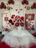 红妆饰佳婚纱2025新款新娘主纱高级感重工拖尾法式长袖出门纱 浅香槟齐地 L 实拍图