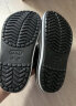 crocs卡骆驰贝雅卡骆班|205089 深蓝/辣椒红-4CC 37/38(230mm)  实拍图