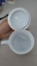 上官大人陶瓷杯茶杯水杯杯子带盖景德镇青瓷办公杯茶具山水中式仿古复古 翠鸟莲香 300ml 实拍图
