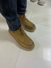 他她商场同款短靴男靴工装鞋真皮加绒厚底马丁靴秋冬VEL01DD3 土黄（绒里） 42 实拍图