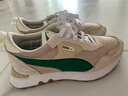 彪马（PUMA）【复古跑鞋】防滑慢跑鞋男女低帮休闲鞋RIDER FV391925 燕麦色-深绿色-01 41 实拍图
