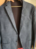 罗蒙高弹冰丝西服男士修身薄款休闲商务青年弹力外套职业正装上衣西装 实拍图