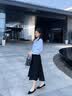 伯德小姐黑色通勤半身裙女职业a字伞裙面试西装半裙正装裙 实拍图