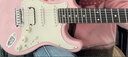 法丽达（Farida）电吉他F5020 F2020初学者入门单摇单单双电吉他 39英寸樱花粉F5020 PKP 单单双 实拍图