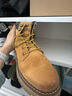 骆驼（CAMEL）【王俊凯同款】马丁靴加绒鞋秋冬2025新款大黄靴户外工装登山靴 GF122W7790 黄金（女款） 38 实拍图
