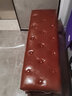 家逸美式实木换鞋凳家用穿鞋凳进门口可坐式鞋柜储物凳玄关试鞋凳 长90cm-橘红色面 实拍图