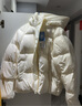 森马（Semir）轻松羽绒|羽绒服女纯色宽松2024冬季三防连帽面包服109724113002 实拍图