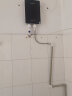 志高（CHIGO）即热式电热水器超薄小厨宝 6500W变频恒温智能省电出租房家用洗澡免储水水龙头黑色 KBR-B65 实拍图