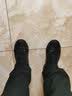 斯凯奇（Skechers）男鞋2026新款秋季闪穿鞋皮鞋全黑简约百搭运动休闲商务鞋 深褐色/COC  42.5 实拍图