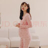 米度丽孕妇秋衣秋裤套装产后哺乳上衣春秋保暖内衣睡衣毛衫冬月子8355 粉底水蜜桃 L码（建议100-140斤左右） 实拍图