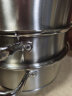 美厨（maxcook）蒸锅 304不锈钢30CM三层蒸锅 加厚复底汤锅 燃气电磁炉通用MCZ827 实拍图