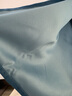 诺罗免打孔窗帘魔术贴简易短帘卧室纯色全遮光防晒隔热 涤阳麻蓝色 150cm*150cm 1片 粘贴式 实拍图