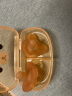 世喜婴儿安抚奶嘴0-3-6个月防胀日夜款新生儿硅胶气(圆+扁头)带收纳盒 实拍图