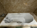 箭牌（ARROW）浴缸嵌入式亚克力家用成人泡澡浴池酒店民宿方形一体式浴缸单人用 1.7米空缸(带下水不含龙头) 晒单实拍图